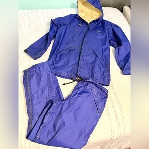 Vintage Patagonia Rain Jacket And Pants Set Mens Large Coat Waterproof Sealed 80